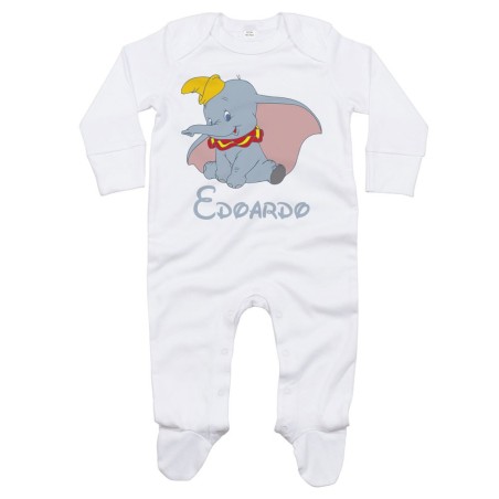 Tutina neonato personalizzata con nome dumbo