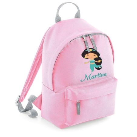 Zaino personalizzato con nome baby principessa jasmine