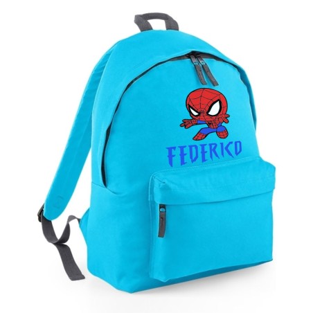 Zaino personalizzato con nome baby spiderman Cartoon