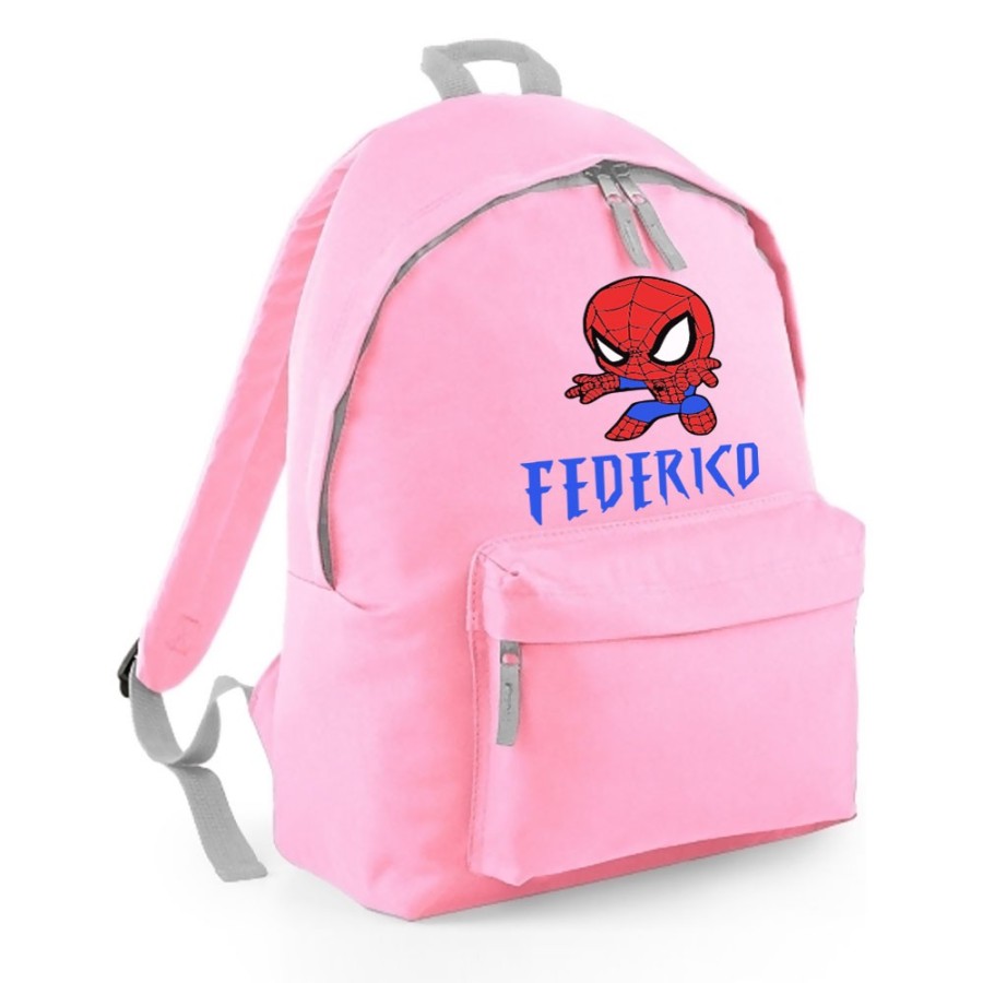 Zaino personalizzato con nome baby spiderman Cartoon