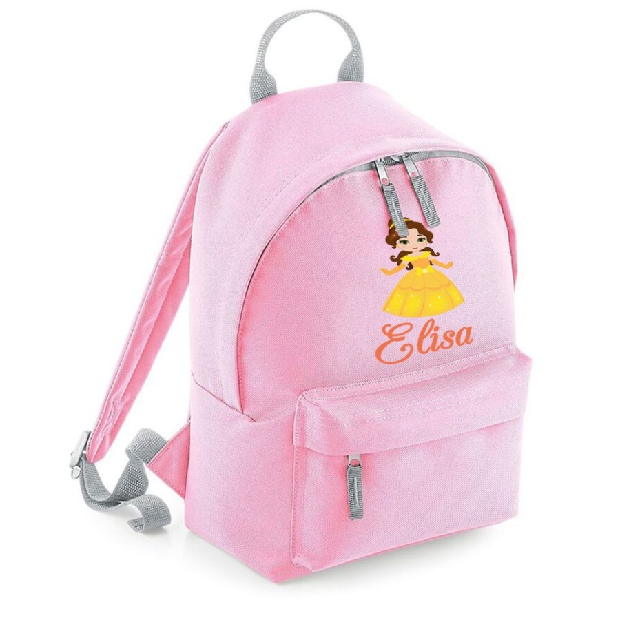 Zaino personalizzato con nome baby principessa bella Cartoon