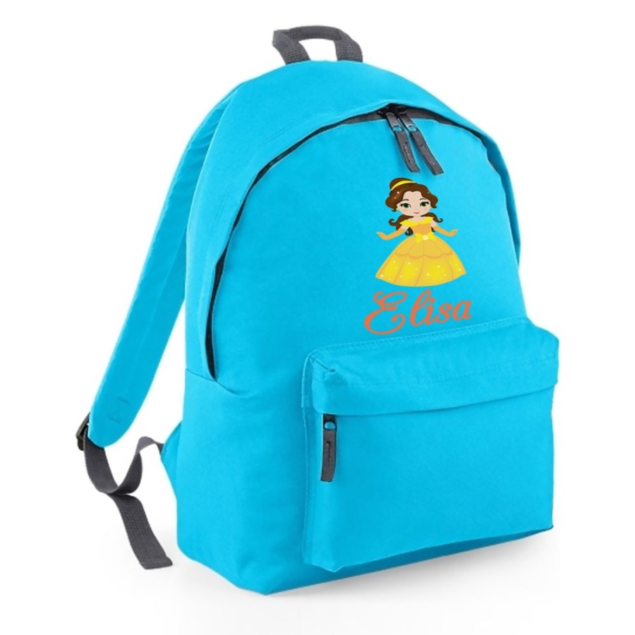 Zaino personalizzato con nome baby principessa bella Cartoon