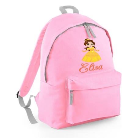 Zaino personalizzato con nome baby principessa bella Cartoon
