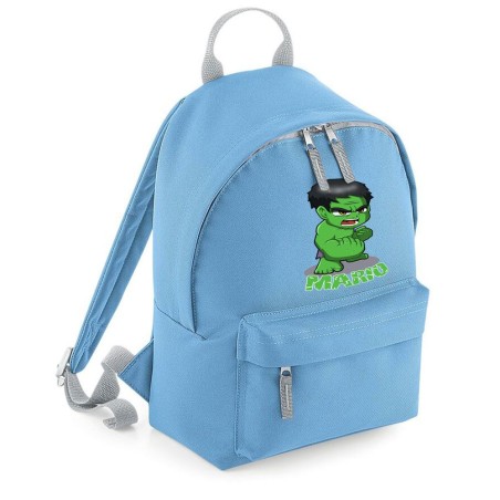 Zaino personalizzato con nome baby hulk