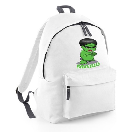 Zaino personalizzato con nome baby hulk Cartoon
