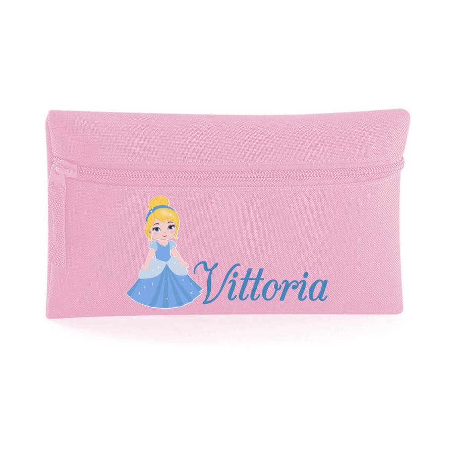 Astuccio personalizzato con nome baby principessa cenerentola Cartoon