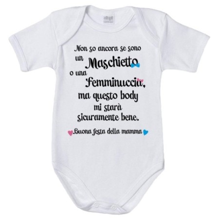 Body neonato non so ancora se sono un maschietto o una...