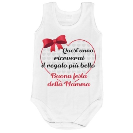 Body neonato quest'anno riceverai il regalo più bello...