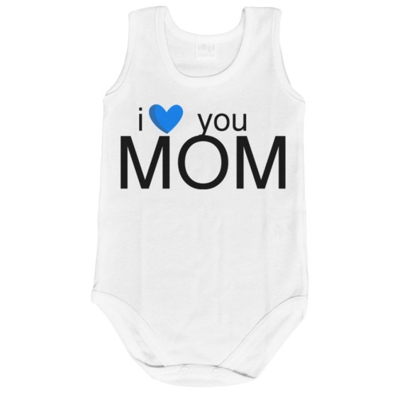 Body neonato i love you mom Per la mamma