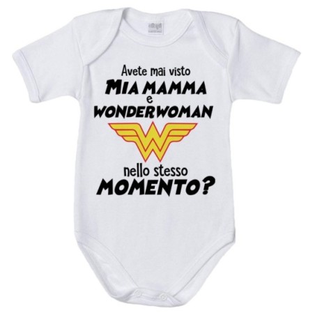 Body neonato avete mai visto mio mamma e wonderwoman...