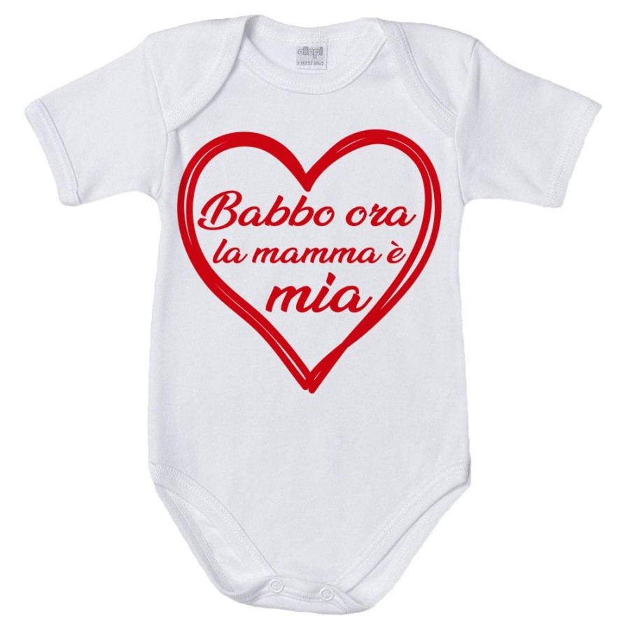 Body neonato mamma ora babbo è mio Per la mamma
