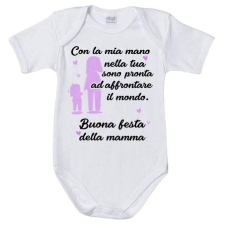 Body neonato con la mia mano nella tua sono pronta ad...