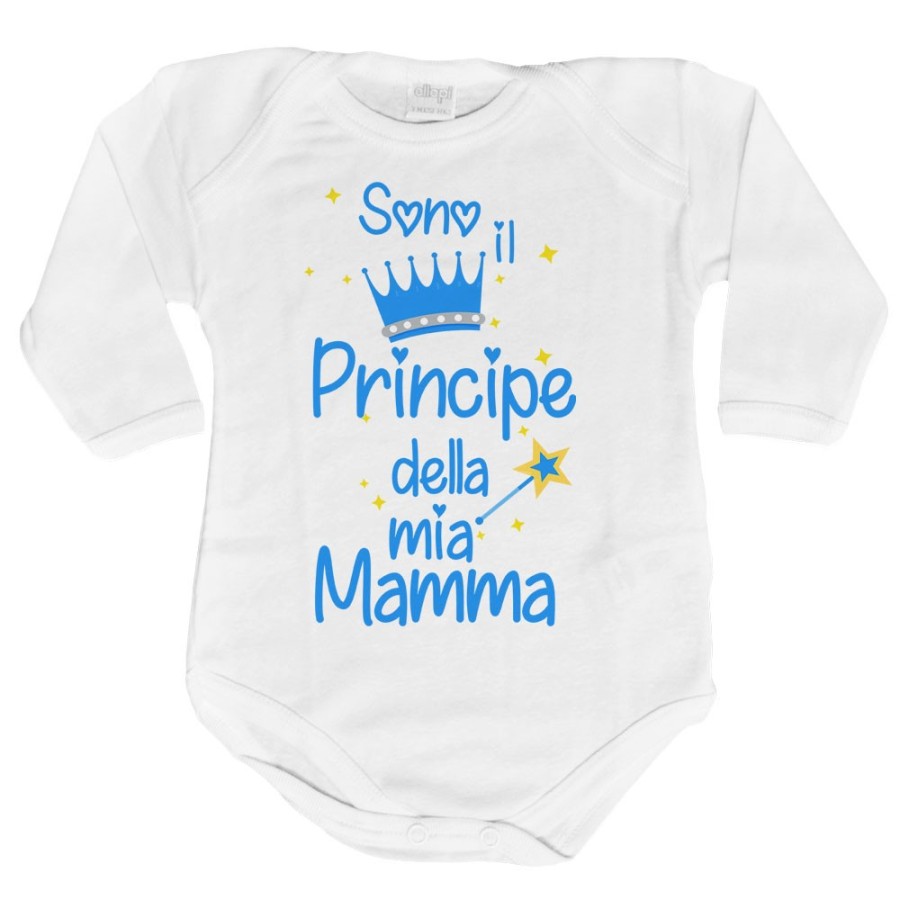 Body neonato sono il principe della mia mamma la principessa della mia mamma Per la mamma