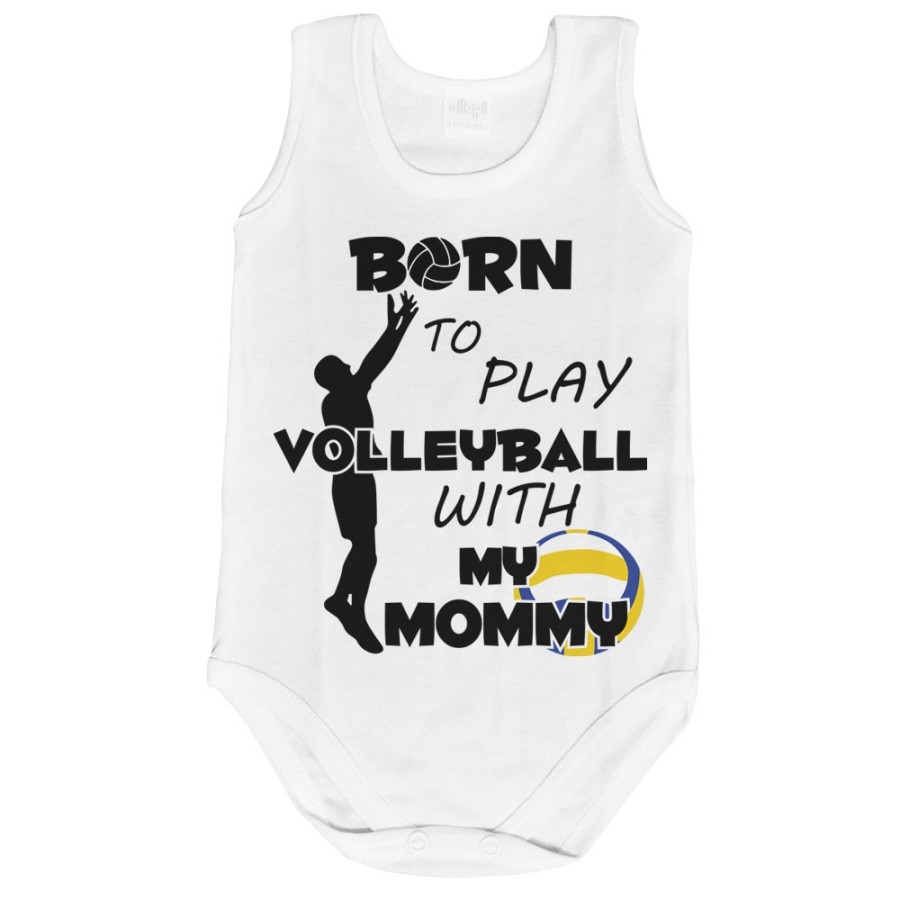 Body neonato born to play volleyball with my mommy Per la mamma