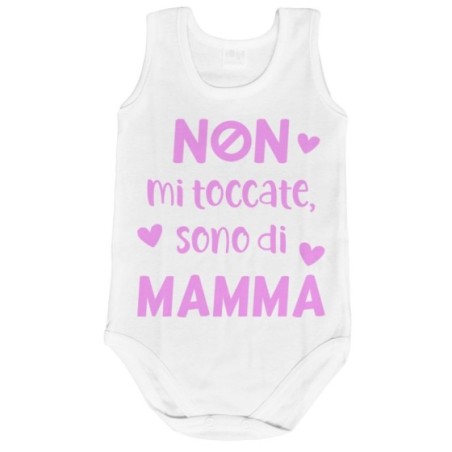 Body neonato non mi toccate sono di mamma