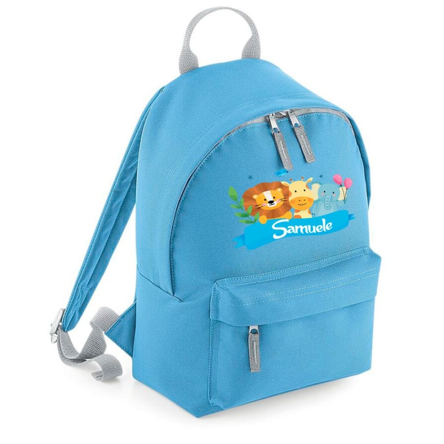 Zaino personalizzato con nome party con gli animali Animali