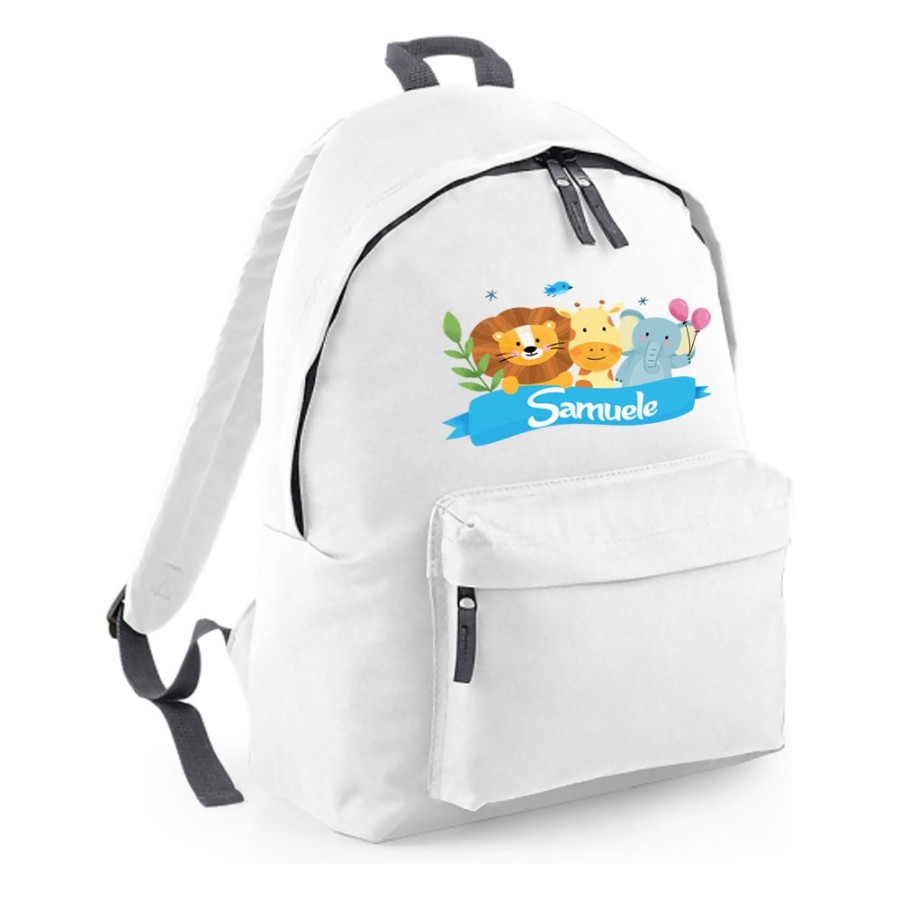 Zaino personalizzato con nome party con gli animali Animali