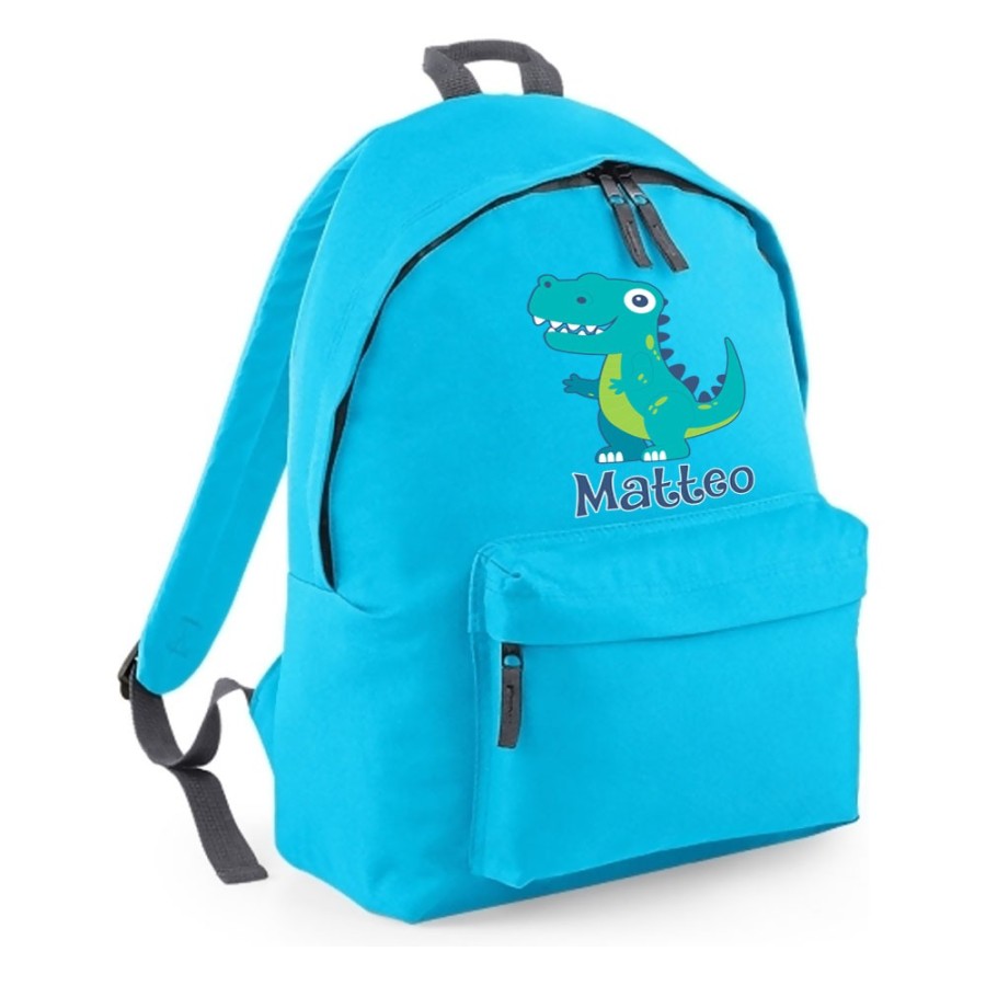 Zaino personalizzato con nome dinosauro Animali