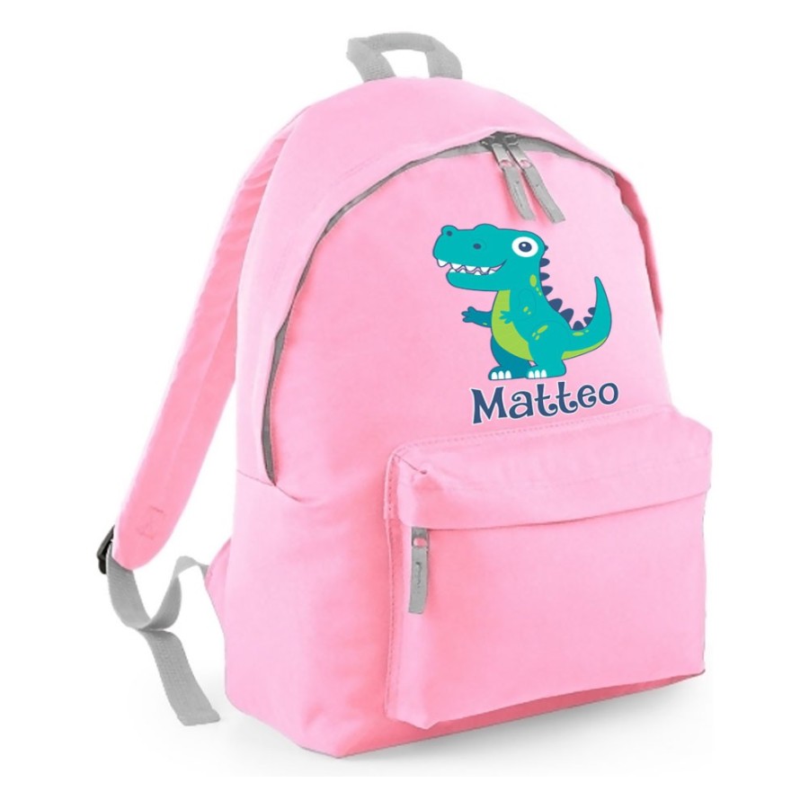 Zaino personalizzato con nome dinosauro Animali