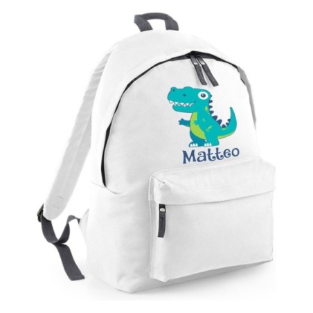 Zaino personalizzato con nome dinosauro Animali