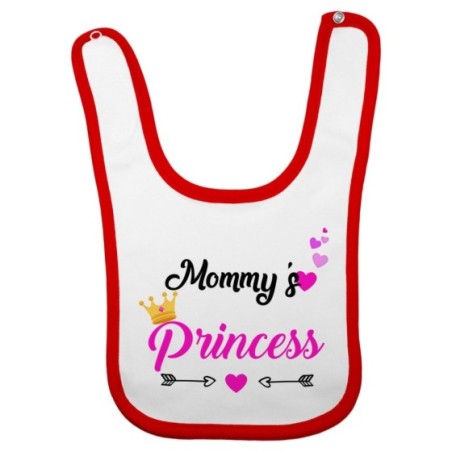 Bavaglino neonata mommy's prince princess Per la mamma