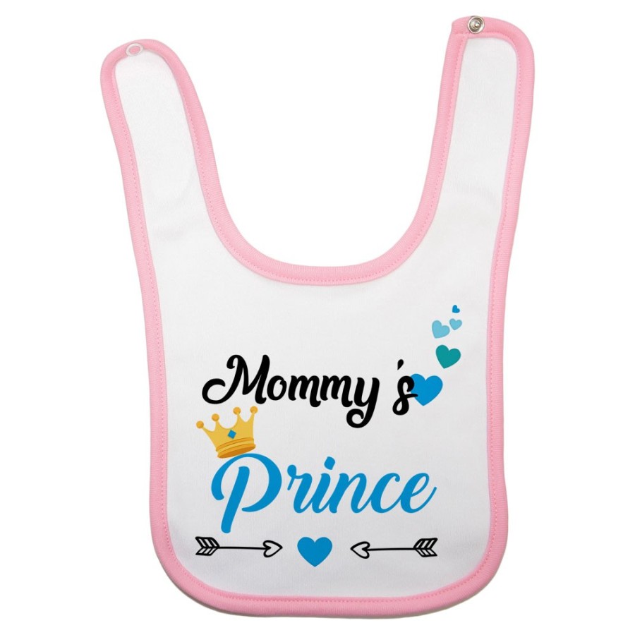 Bavaglino neonata mommy's prince princess Per la mamma