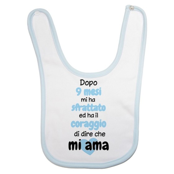 Bavaglino neonato dopo 9 mesi mi ha sfrattato ed ha il coraggio di dire che mi ama Per la mamma