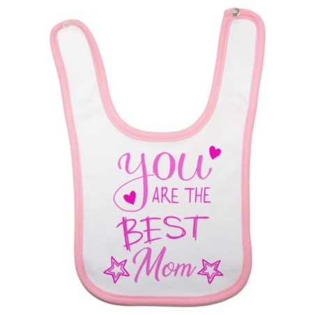 Bavaglino neonato you are the best mom star