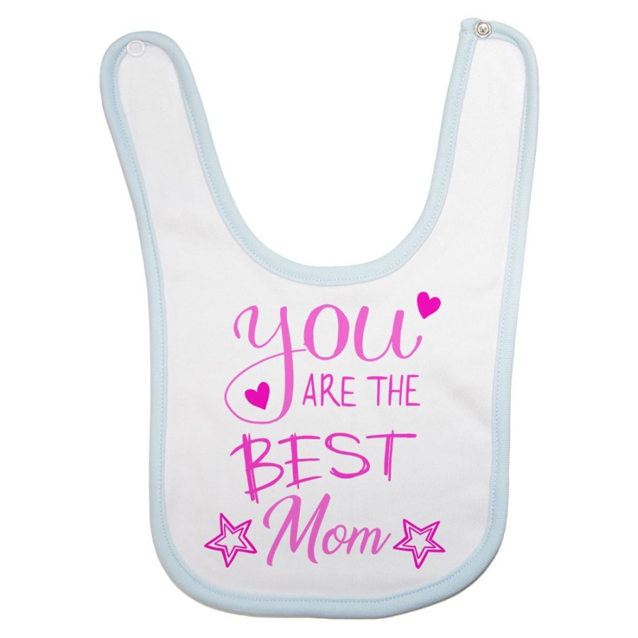 Bavaglino neonato you are the best mom star Per la mamma