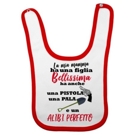 Bavaglino neonato la mia mamma ha un figlio bellissimo una figlia bellissima Per la mamma