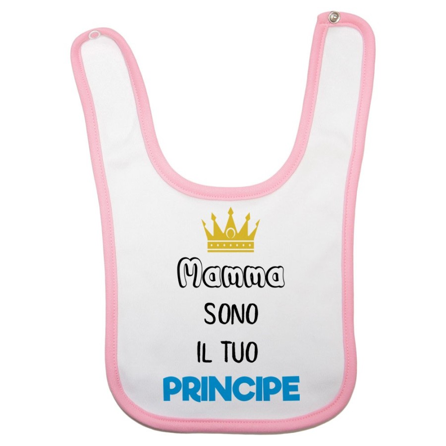 Bavaglino neonato mamma sono il tuo principe Per la mamma