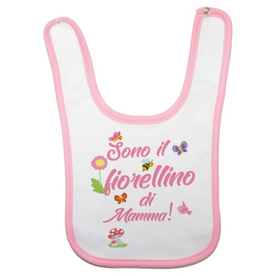 Bavaglino neonato sono il fiorellino di mamma Per la mamma