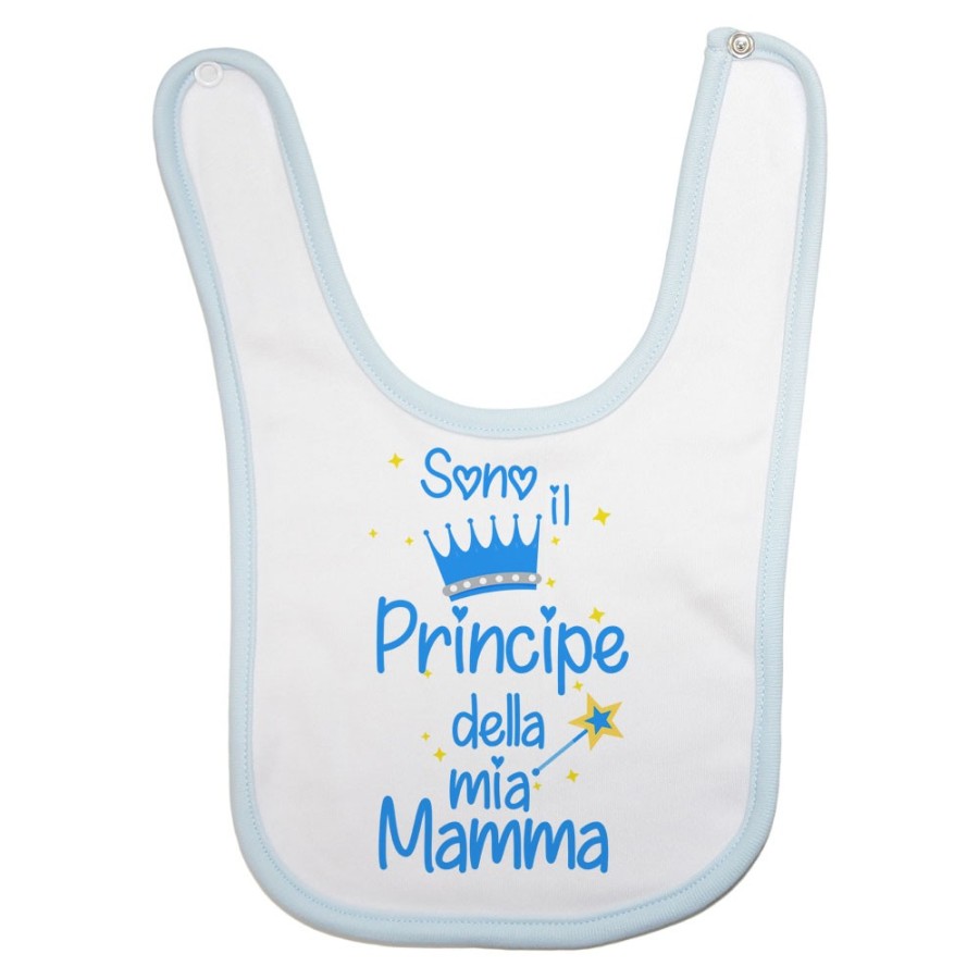 Bavaglino neonato sono il principe della mia mamma la principessa della mia mamma Per la mamma