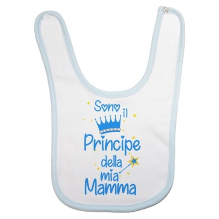 Bavaglino neonato sono il principe della mia mamma la...