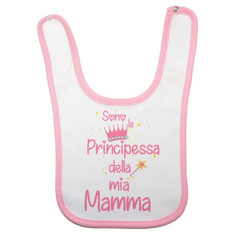 Bavaglino neonato sono il principe della mia mamma la principessa della mia mamma Per la mamma