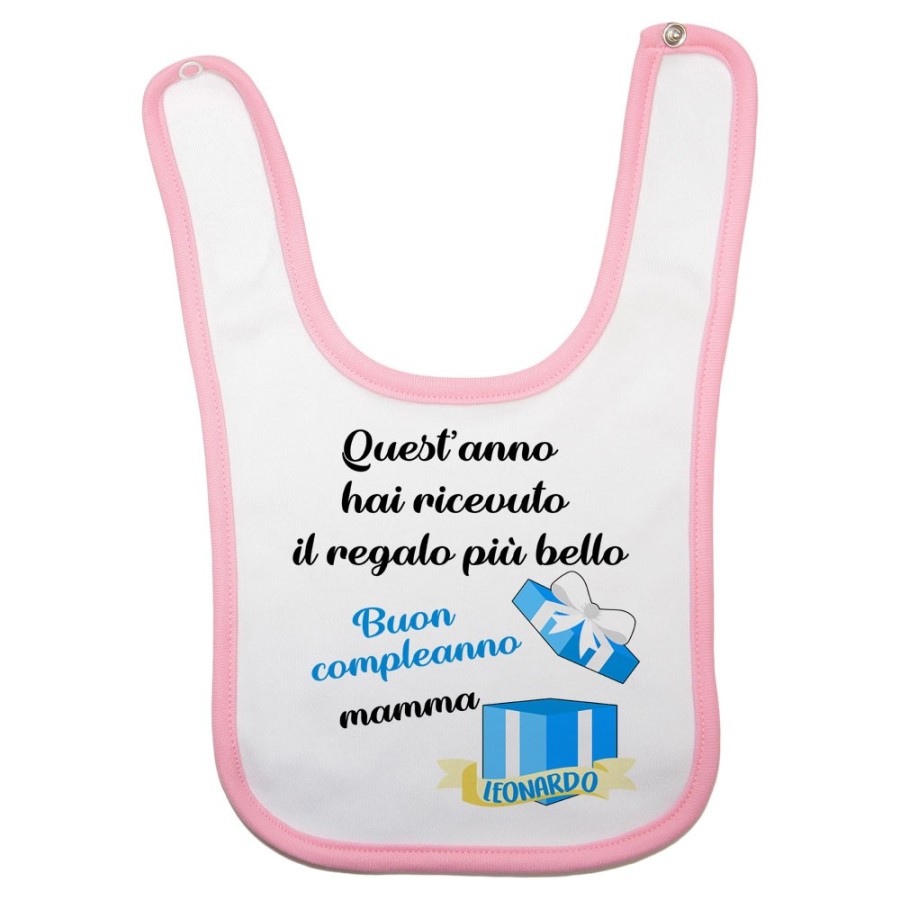 Bavaglino personalizzato con nome mamma quest'anno hai ricevuto il regalo di compleanno più bello Per la mamma