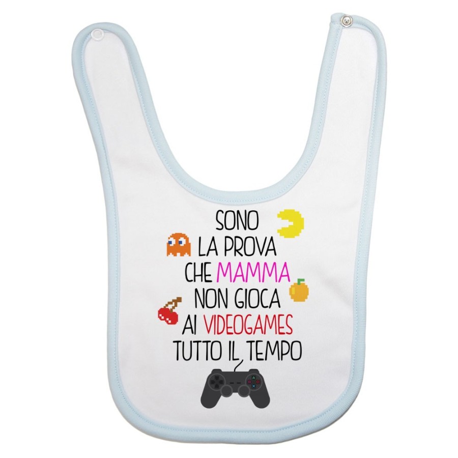 Bavaglino neonato sono la prova che mamma non gioca ai videogames tutto il tempo Per la mamma