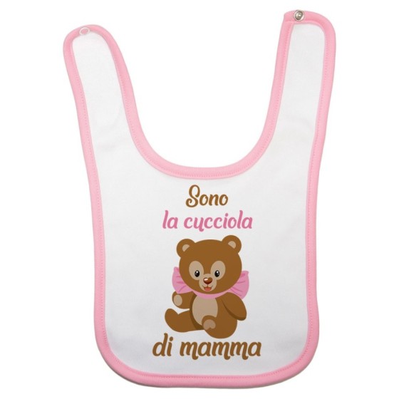 Bavaglino neonata sono la cucciola di mamma Per la mamma