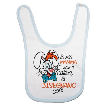 Bavaglino neonato la mia mamma non è cattiva la disegnano così Per la mamma