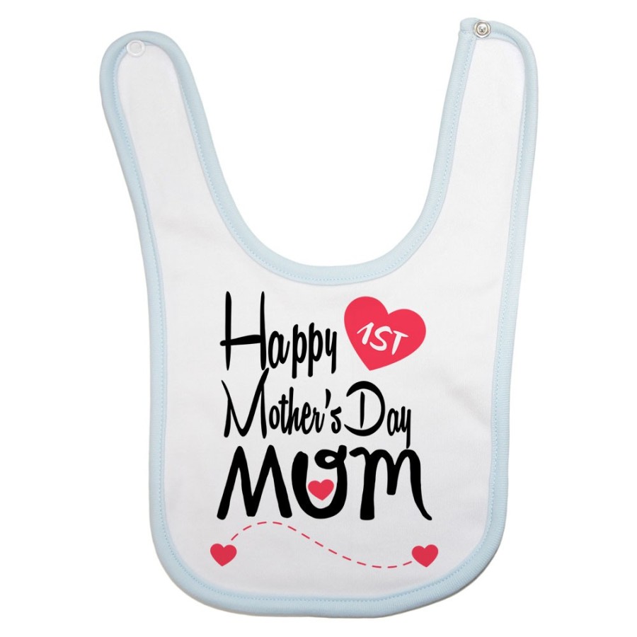Bavaglino neonato happy first mother's day mommy Per la mamma