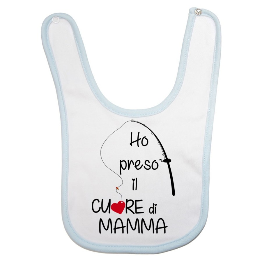 Bavaglino neonato ho preso il cuore di mamma Per la mamma