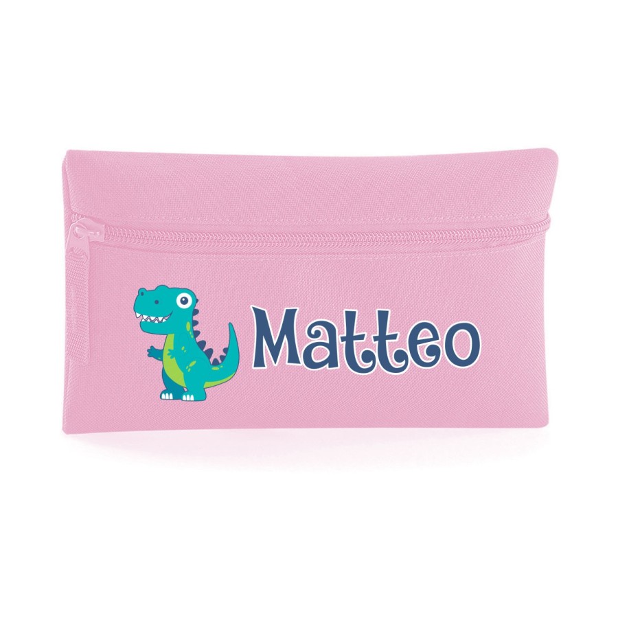 Astuccio personalizzato con nome dinosauro Animali