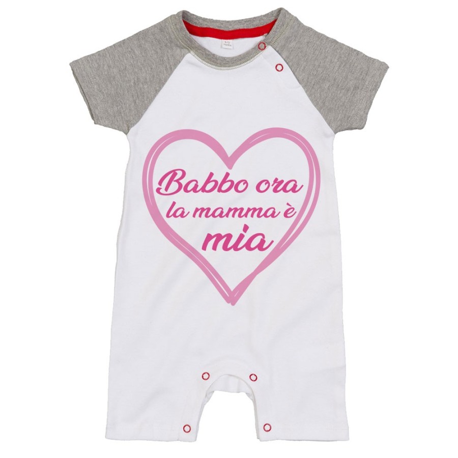 Pagliaccetto neonato mamma ora babbo è mio Per la mamma