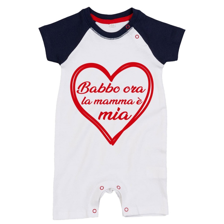 Pagliaccetto neonato mamma ora babbo è mio Per la mamma