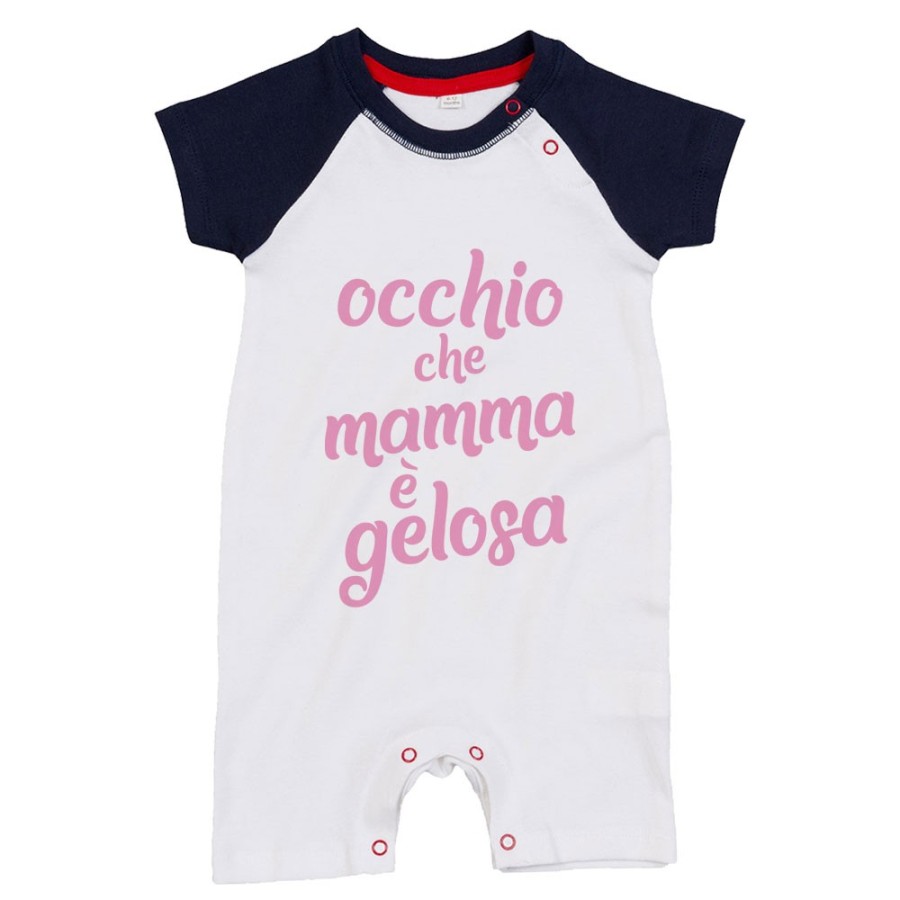 Pagliaccetto neonato occhio che mamma è gelosa Per la mamma