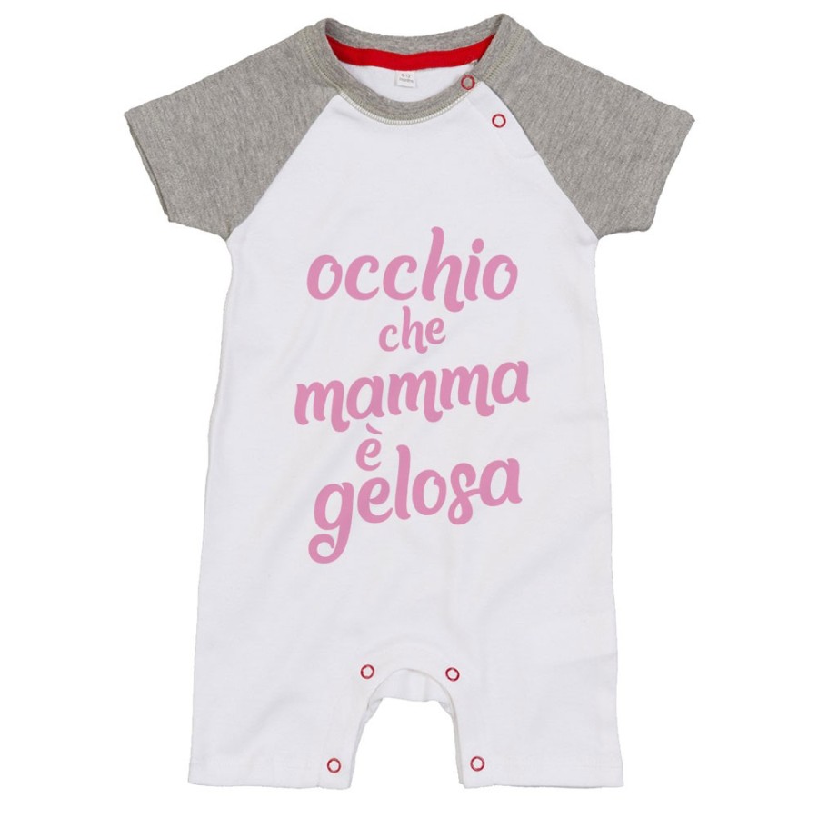 Pagliaccetto neonato occhio che mamma è gelosa Per la mamma