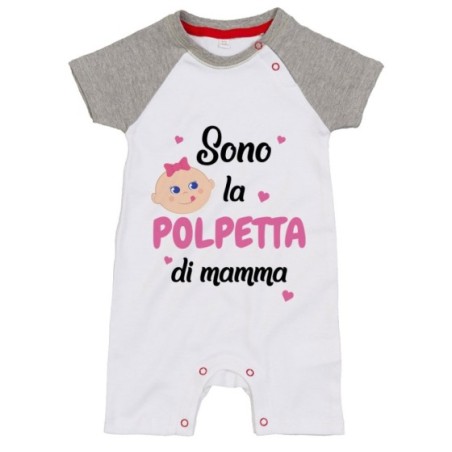 Pagliaccetto neonato sono la polpetta di mamma Per la mamma