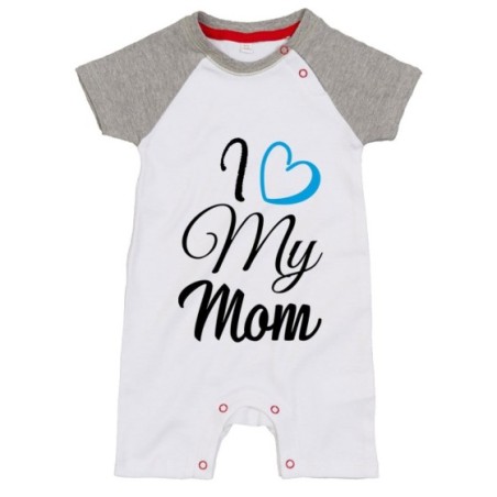Pagliaccetto neonato i love my mom Per la mamma