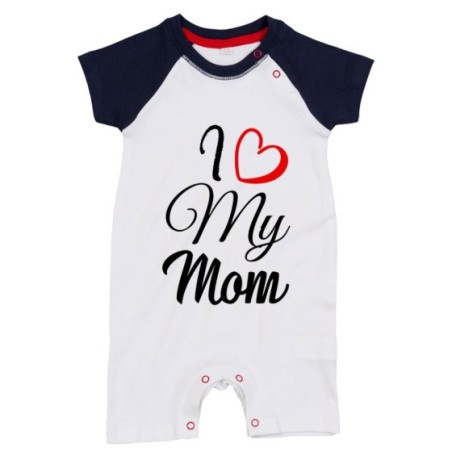 Pagliaccetto neonato i love my mom Per la mamma