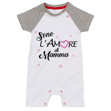 Pagliaccetto neonato sono l'amore di mamma Per la mamma
